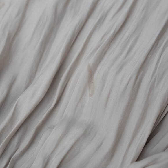 Ramy Brook Brown Crepe V-Neck Smocked Waist Midi Dress - Picture 11 of 11